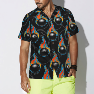 bowling in fire seamless pattern hawaiian shirt best gift for bowling players friend family 4.png