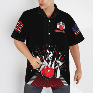 bowling my favorite sport black aloha hawaiian shirts for men women wt1816.png