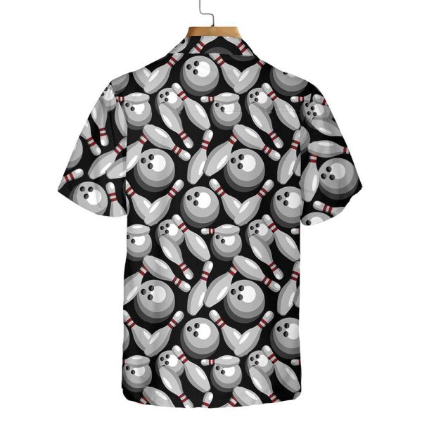 Bowling Pins & Balls Hawaiian Shirt – Perfect Gift for Enthusiasts Seamless Patterns