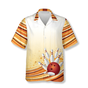bowling strike and strip lines pattern bowling hawaiian shirt 2.png