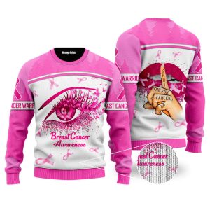 Breast Cancer Awareness Ugly Christmas Sweater…
