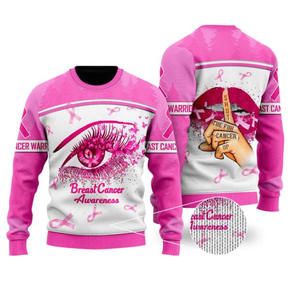 Breast Cancer Awareness Ugly Christmas Sweater – Christmas Gift UH1098