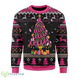 Breast Cancer Awareness Ugly Christmas Sweater For Men & Women Adult US3405