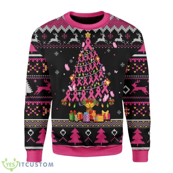 Shop Breast Cancer Awareness Ugly Christmas Sweater for Men & Women – US3405