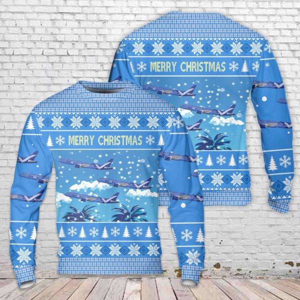 Breeze Airways A220-300 Christmas Sweater Christmas Gift Day