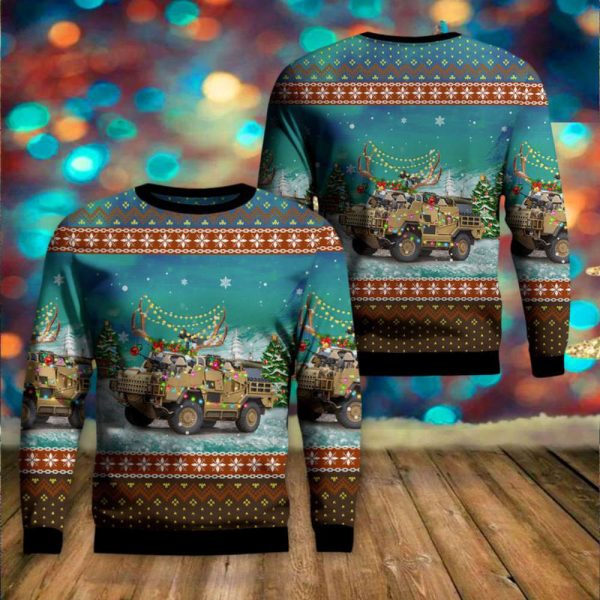 British Army Supacat “Jackal” MWMIK Christmas Sweater 3D Gìt For Christmas