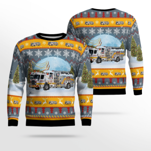 Davie Fire Rescue Department Christmas Sweater…
