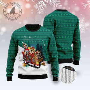 bulldog sleigh t3010 ugly christmas sweater holiday gift noel christmas day 2.jpeg