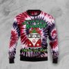 Bulldog Tie Dye Ugly Christmas Sweater – Perfect Gift for Christmas!