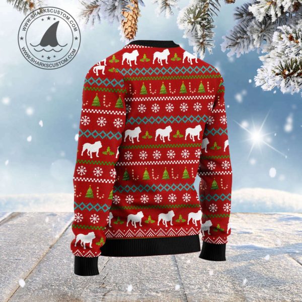 Bulldog Ugly Christmas Sweater – The Perfect Gift for Christmas