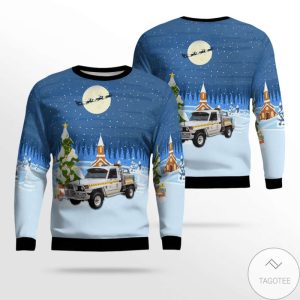 Bush Fire Service Ugly Christmas Sweater…