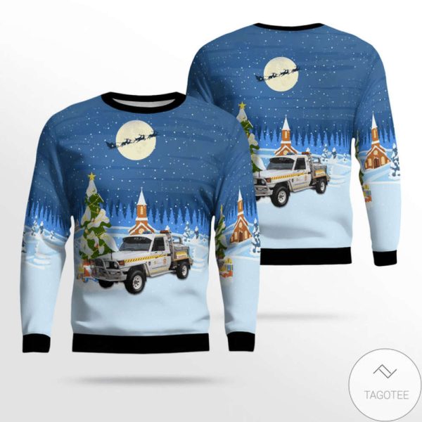 Bush Fire Service Ugly Christmas Sweater – Gift For Christmas Day