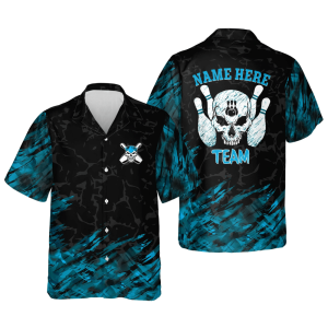 button down skull bowling flame hawaiian shirt bowling team shirt bowling gift 2.png