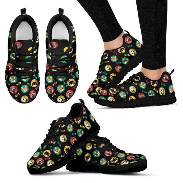 Cartoon Women’s Sneakers For Men And Women Comfortable Walking Running Lightweight Casual Shoes