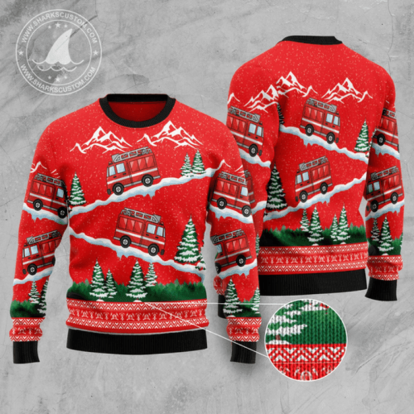 Citybarks Firefighter Ugly Sweater – Stay Stylish & Support Our Heroes!