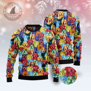 colorful dog ugly christmas sweater perfect gift for noel malalan christmas signature 2.jpeg