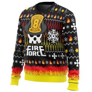 comfimerch we didnt start the fire this christmas fire force ugly christmas sweater 1.jpeg