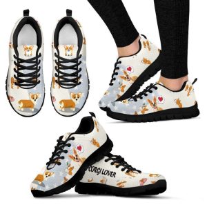 Corgi Lover Women’s Sneakers For Men…