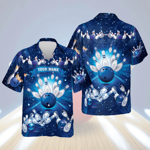 Personalized Funny Bowling Shirts: Custom Hawaiian Shirt for Men