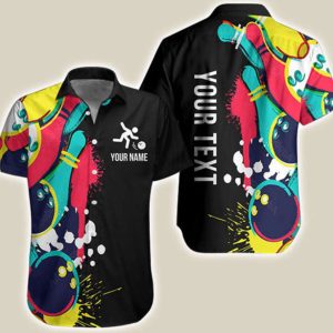 Customize Bowling Hawaiian Shirt, Bowling Color…