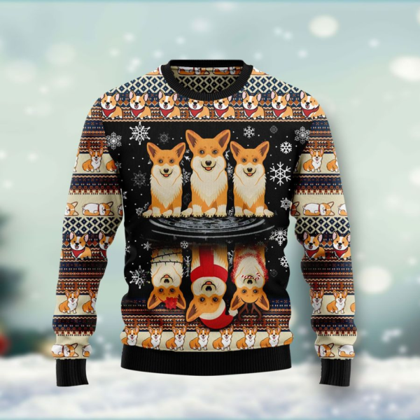 Cute Corgi Dog Funny Ugly Christmas Sweater Gift  Christmas Gifts