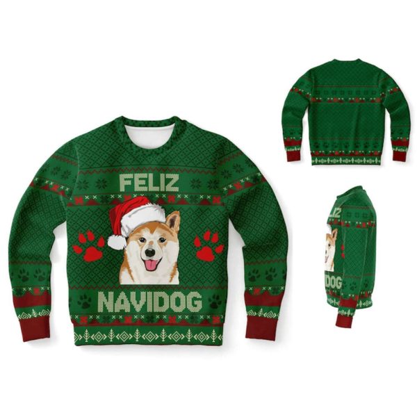 Cute Dog Funny Ugly Christmas Sweater – Perfect Gift for Men & Women – Christmas Gifts