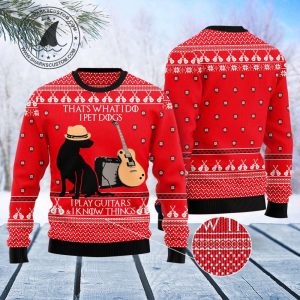 dog guitar christmas ugly sweater best gift for noel malalan s christmas signature 2.jpeg