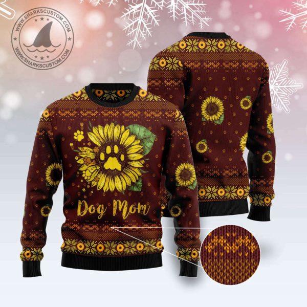 Dog Mom Ugly Christmas Sweater – Perfect Gift for Christmas with Noel Malalan Signature