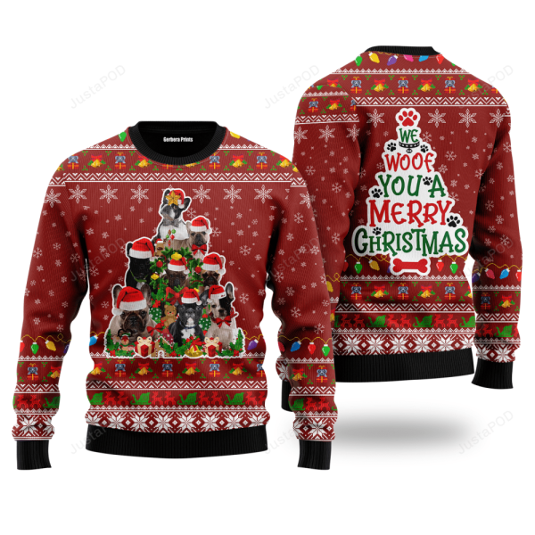 Dog We Woof You A Merry Christmas Ugly Sweater – 3D All Over Printed Festive Attire