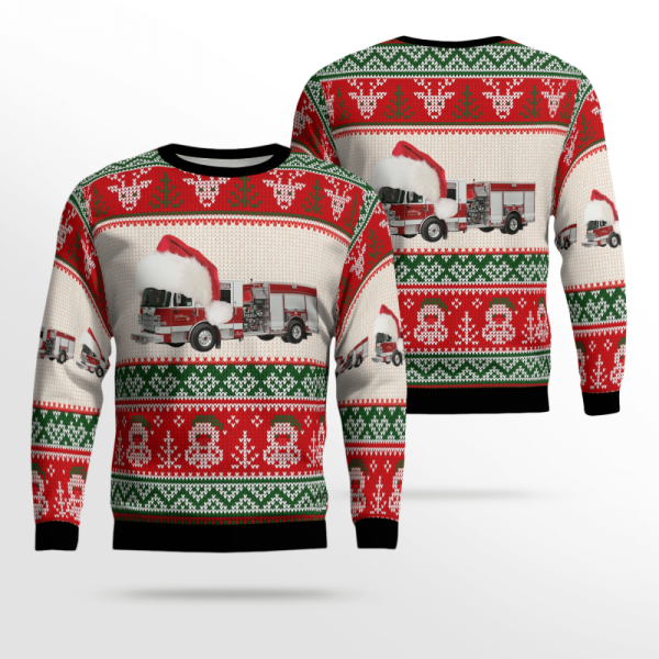 El Paso Fire Department Ugly Christmas Sweater – Festive All Over Print Sweatshirt