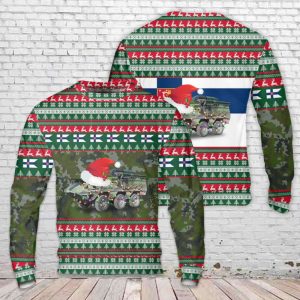 Finnish Army Sisu XA-202 Christmas Sweater:…