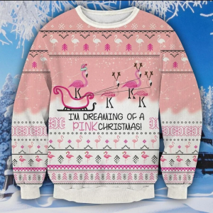 Flamingo Dream Ugly Christmas Sweater –…