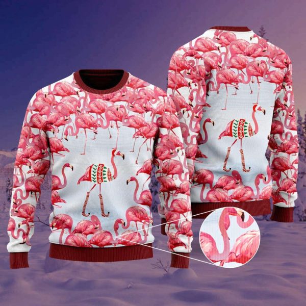 Flamingo Fa La La La Mingo Christmas Ugly Christmas Sweater For Men & Women UH1023