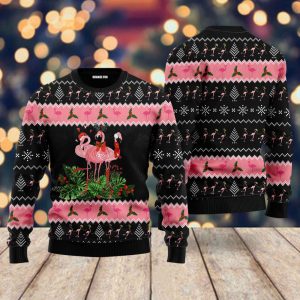 flamingo jingle bell tropical ugly christmas sweater for men women uh1803 1.jpeg