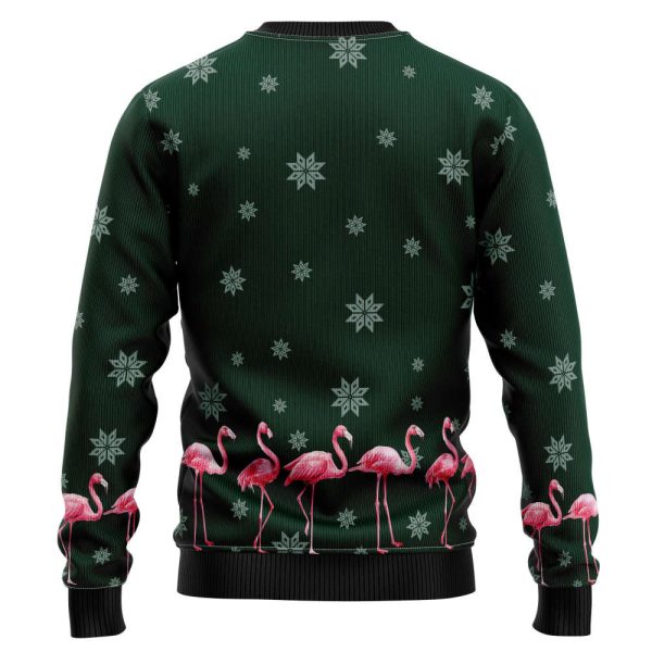 Flamingo Merry Flockin Christmas Ugly Christmas Sweater