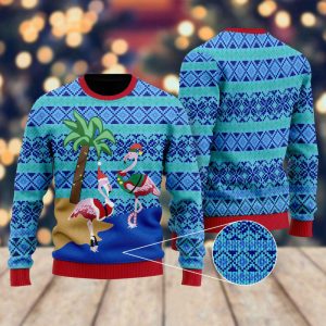 Flamingo Ugly Christmas Sweater – Gift…