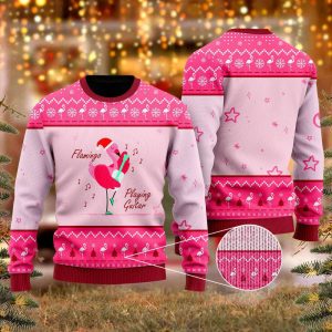 funny flamingo playing guitar christmas ugly christmas sweater for men women uh1204.jpeg