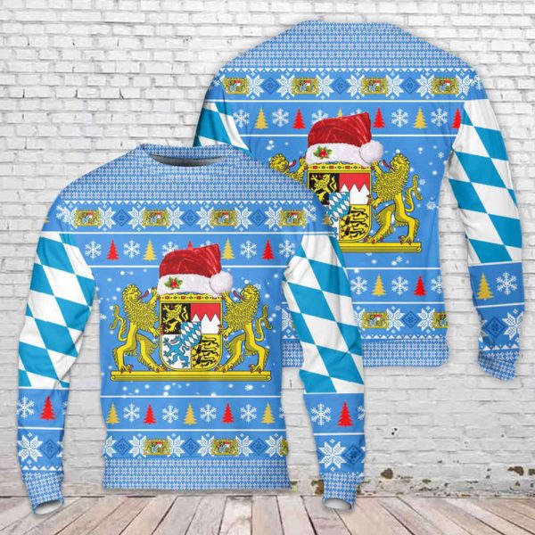Germany Bavaria Christmas Sweater Gift For Christmas