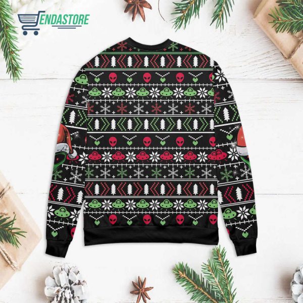 Get Festive with Cool Alien Santa Claus Christmas Sweater