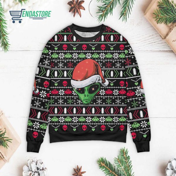 Get Festive with Cool Alien Santa Claus Christmas Sweater