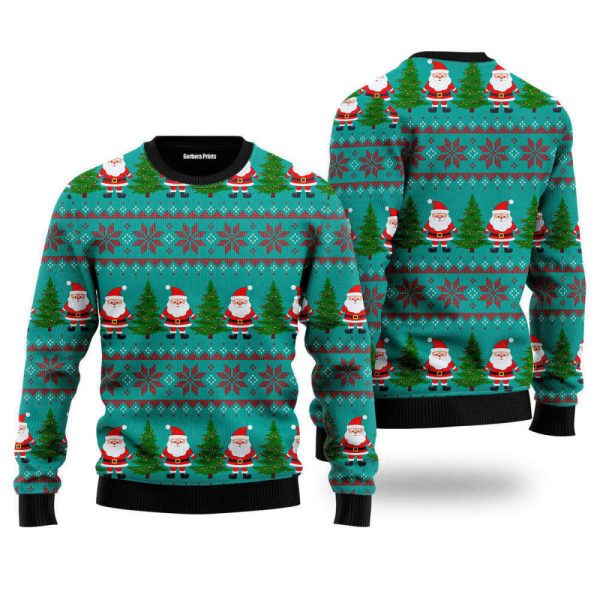 Green Santa Claus Merry Christmas Ugly Christmas Sweater – Gift For Christmas UH2280