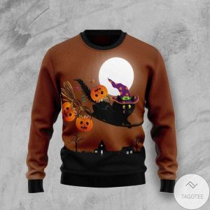 Halloween Black Cat Unisex Ugly Christmas…