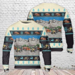 Hot Rod Classic Car Christmas Sweater…