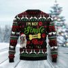 I m Not Single – Bulldog Ugly Christmas Sweater: 3D All Over Printed