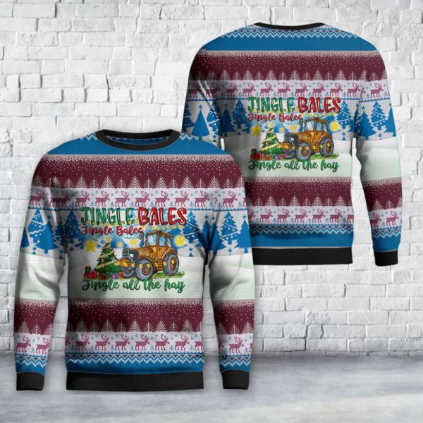Jingle Bales Jingle Bales Jingle All The Hay Christmas Sweater Gift For Christmas