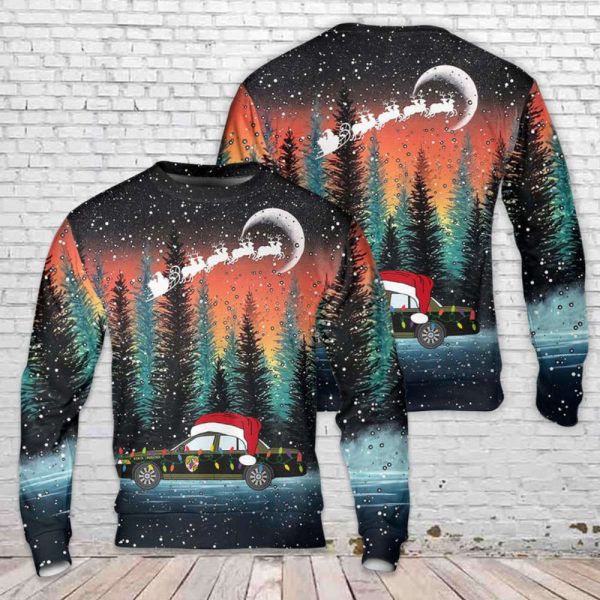 Maryland State Police Christmas Sweater Gift For Christmas