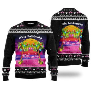 mele kalikimaka flamingo sunset ugly christmas sweater for men women uh1720.jpeg