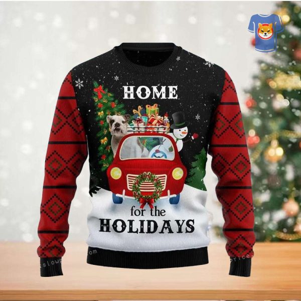 Merry Christmas Bulldog & Snowman Ugly Sweater Party: Festive Fun for the Holidays!