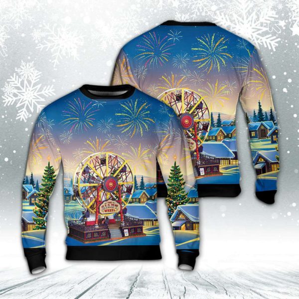 Merry Christmas The Giant Wheel Christmas Sweater Gift For Christmas