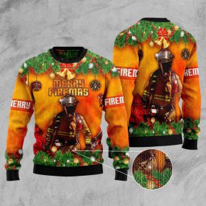 merry firemas firefighter bulldog ugly christmas sweater 2.jpeg